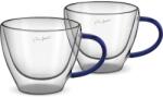 Lamart VASO LT9116 cappuccino pohár készlet, 2 darabos, 190ml (LT9116 SET 2 CAPP. MODRÝ 190 VASO LAMAR)