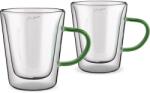 Lamart VASO LT9118 teáspohár-készlet, 2 darabos, 300ml (LT9118 SET 2 TEA ZELENÝ 300M VASO LAMAR)