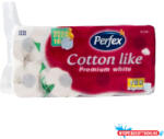  Toalettpapír 3 rétegű kistekercses 100% cellulóz 180 lap/16 tekercs/csomag Premium Cotton Like Boni Perfex hófehér (59998)