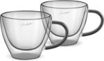 Lamart Thermo pohár LT9117 VASO Cappuccino szett 190 ml 2 db fekete (LT9117 SET 2 CAPP. ČERNÝ 190 VASO LAMAR)