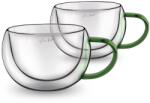 Lamart VASO LT9112 cappuccino pohár készlet, 2 darabos, 270ml (LT9112 SET 2 CAPP.ZELENÝ 270 VASO LAMAR)