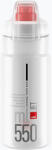 Elite Jet Plus 550 ml átlátszó/piros logós kerékpáros palack