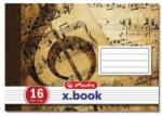 Herlitz kottafüzet, 16 lap, horizontális (60078003)