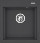 Pyramis Siros gránit mosogató 47x51.5 cm fekete 070084501 (070084501)