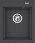 Pyramis Siros gránit mosogató 48x39 cm fekete 070180512 (070180512)