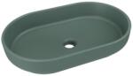 Comad River 2 mosdótál 55x35 cm ovális mosdótálak zöld RIVER 2 FOREST GREEN MATT UN 55 ( E-6594 )