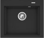 Pyramis Siros gránit mosogató 57x51.5 cm fekete 070169001 (070169001)