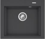 Pyramis Siros gránit mosogató 57x51.5 cm fekete 070085101 (070085101)