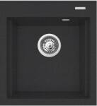Pyramis Siros gránit mosogató 47x51.5 cm fekete 070084301 (070084301)