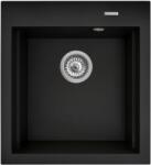 Pyramis Siros gránit mosogató 47x51.5 cm fekete 070168901 (070168901)