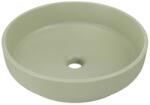 Comad River 1 mosdótál 40x40 cm kerek mosdótálak zöld RIVER 1 OLIVE GREEN MATT UN 40 ( E-6595 ) (RIVER1OLIVEGREENMATTUN40)