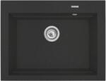 Pyramis Siros gránit mosogató 67x51.5 cm fekete 070094201 (070094201)