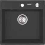 Pyramis Camea gránit mosogató 40x40 cm fekete 070057901 (070057901)