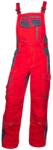 ARDON Kantáros munkavédelmi nadrág VISION hosszabított - Piros | 2XL (H9155/2XL)