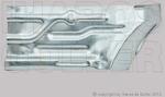Suzuki Swift 1996-2005 - Fél taposólemez rész, bal első