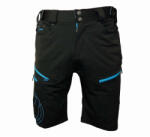 HAVEN Rövid kerékpáros nadrág kantár nélkül - NAVAHO SLIMFIT - fekete/kék - holokolo - 30 990 Ft