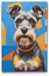  Gyémántszemes kirakó - Schnauzer Méret: 40x60cm, Keretezés: Keret nélkül (csak a vászon), Gyémántok: Négyzet alakú