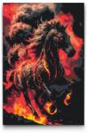  Festés számok szerint - Ördög lova Méret: 40x60cm, Keretezés: Keret nélkül (csak a vászon)