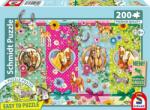 Schmidt Spiele - Puzzle Horsey Fericire - 200 piese Puzzle