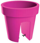 Prosperplast Ghiveci de flori pe balustrada LOFLY RAILING fucsia 24, 5 cm