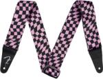 Fender Wavy Checkerboard Polyester Strap Pink