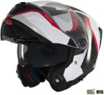 MT Helmets Casca MT Helmets Atom 2 SV Emalla - Flip-up, alb/rosu lucios, Ochelari soare incluși, ECE 22.06 (1335B23102)