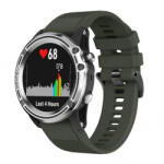 BSTRAP Silicone Acton szíj Garmin Fenix 5x / 5x Plus / 6x / 6x Pro / 7x / 8 51mm, army green (SGA004C04)