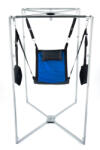 Mr Sling Pack Kit Sling - stílusos kékmintás szexi eszköz szürke kerettel - pajkospajtas
