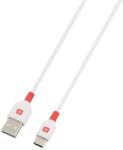 SKROSS Töltőkábel, USB-A/USB-C, 2m, SKROSS, fehér (SKTK0003A) - papirdepo