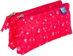 OXFORD Penar etui dublu Oxford Floral, Roz inchis (400159628/ROZINCHIS) Penar