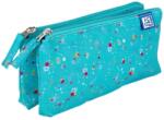 OXFORD Penar etui dublu Oxford Floral, Turcoaz (400159628/TURCOAZ) Penar