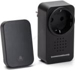 Aigostar - Безжичен звънец за контакт 1Z 230V IPX4 черен (AI1845)