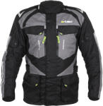W-Tec Férfi motoros kabát W-TEC Burdys Evo 5XL fekete-szürke (21360-5XL-2)