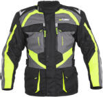 W-Tec Férfi motoros kabát W-TEC Burdys Evo fekete-szürke-zöld 3XL (21360-3XL-1)