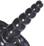 Excellent Power Пенис колан с анално дилдо с топчета "x joydride black" 17 см