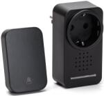 Aigostar B. V. Aigostar - Vezeték nélküli csengő konnektorba 1Z 230V IPX4 fekete B201053L8 (AI1845)