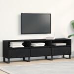 vidaXL ТВ шкаф 150 x 30 x 44, 5 см Черния дъб Инженерна дървесина (862880)