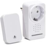 Aigostar B. V. Aigostar - Vezeték nélküli csengő konnektorba 1Z 230V IPX4 fehér B201053L7 (AI1844)