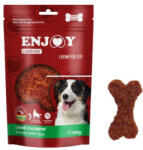 Enjoy Recompense pentru caini Enjoy Carnivore Lamb Chompin Oase cu ore si miel 100 gr