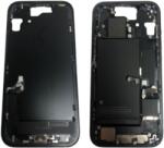 Apple iPhone 15 középső keret akkumulátorral, fekete, Gyári, Grade A