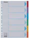 Esselte Separatoare Esselte carton reciclat si reciclabil A4 6 taste multicolor (ESS100192)