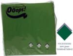 Ooops! Ooops! szalvéta 33X33cm, 2r. , 1/4 hajtás, SÖTÉTZÖLD, 100 lap/csg, 20csg/karton, 42karton/raklap (KSC21002082)