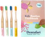 Dentafari Kids Bamboo 4 db-os fogkefe szett - 1 szett