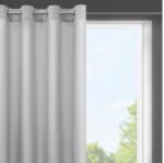 EUROFIRANY Rita egyszínű dekor függöny Acélszürke 140x175 cm