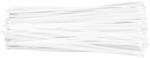 TOPEX Kábelkötegelő, gyorskötöző, 3.6mmx300mm, fehér, 100db, min. rendelés: 5cs (44E974)