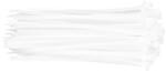 TOPEX Kábelkötegelő, gyorskötöző, 4.8mmx200mm, fehér, 75db, min. rendelés: 5cs (44E977)