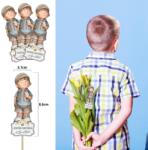  Nyomtatott dekorkarton - Anyák napjára szeretettel kisfiú 3db/csomag - kosarbolt