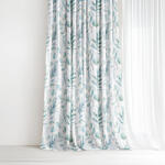Goldea pamut drapéria deluxe - akvarell levelek 160x160 cm