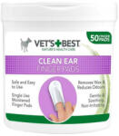 Vet's Best Degetare curatare urechi pentru caini Vet's Best, 50 buc