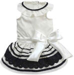 Doggy Dolly Rochia alba cu funda - L